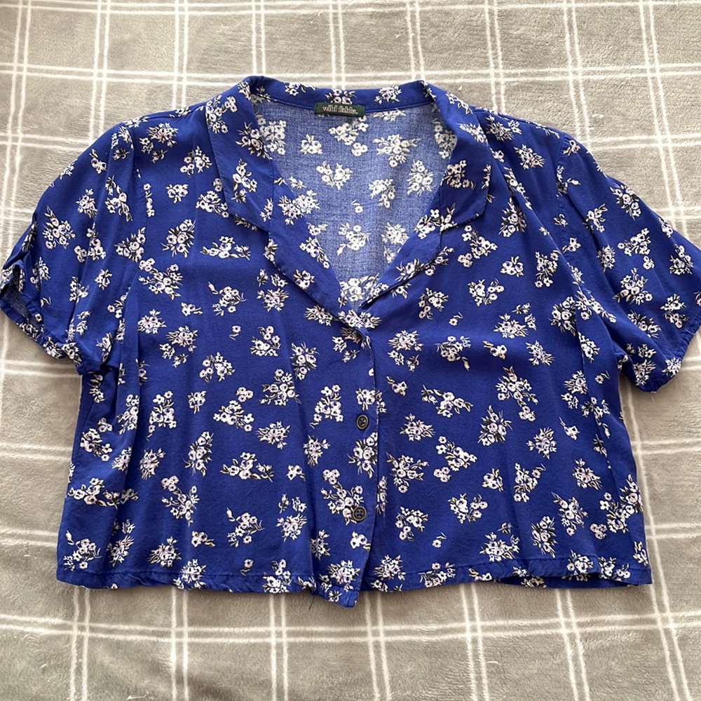 Wild Fable Flower Crop Top